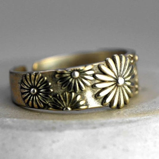 Gold Gänseblümchen Ring