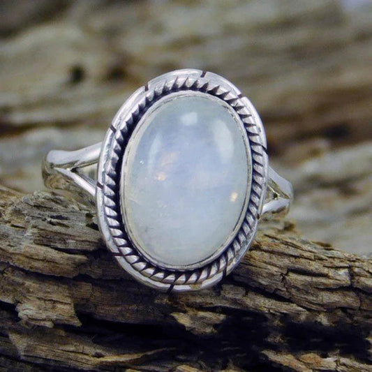 Aqua Chalcedon Ring