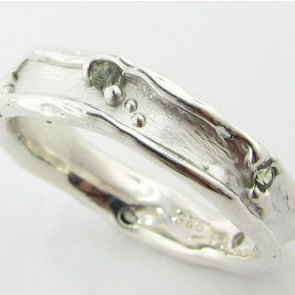 Vintage Wald Silber Ring